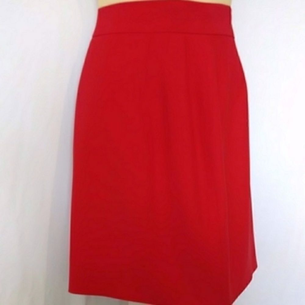 MOSCHINO COUTURE SKIRT LIPSTICK RED MINI SKIRT EXCELLENT NWOT SZ 6P - Picture 2 of 5
